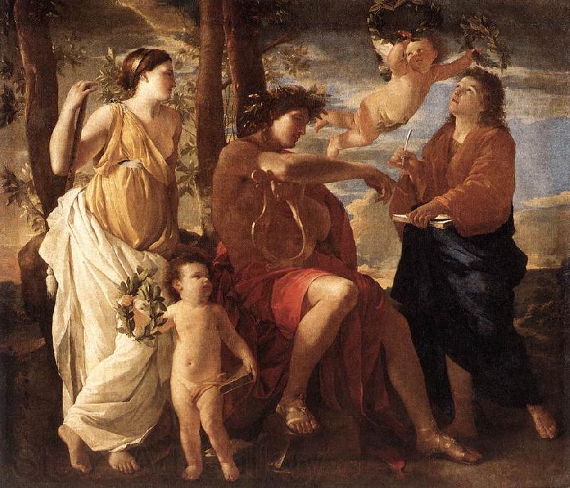 Nicolas Poussin Inspiration of the Poet Germany oil painting art